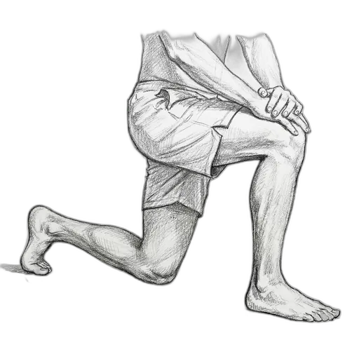 Half-Kneeling Dorsiflexion Mobilization